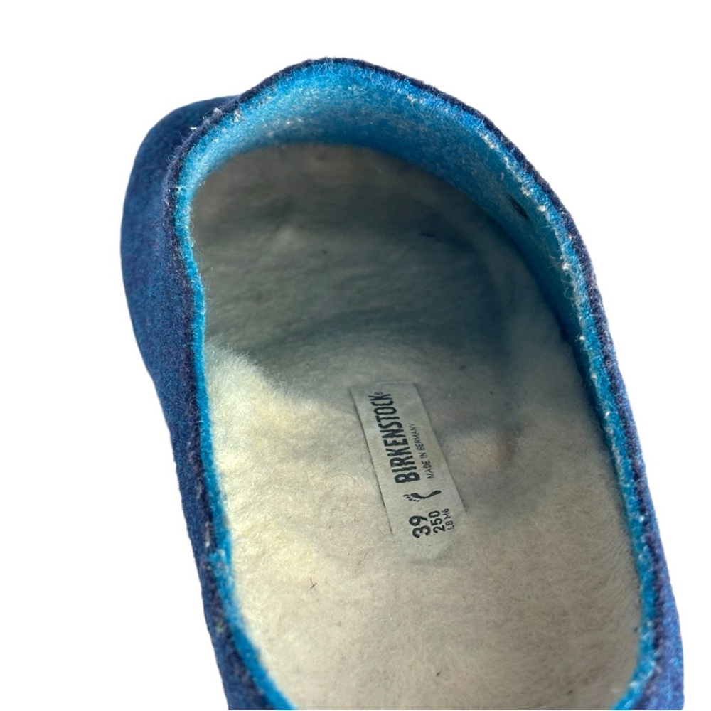 BIRKENSTOCK KAPRUN RIVET FELTED DOUBLEFACE WOOL SLIP ON MULE CLOG SLIPPER RARE - Picture 7 of 14